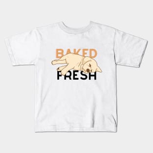 Baked Fresh Corgi Kids T-Shirt